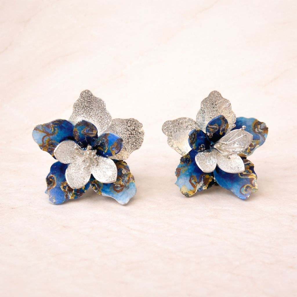 Flor de durazno cielo azul