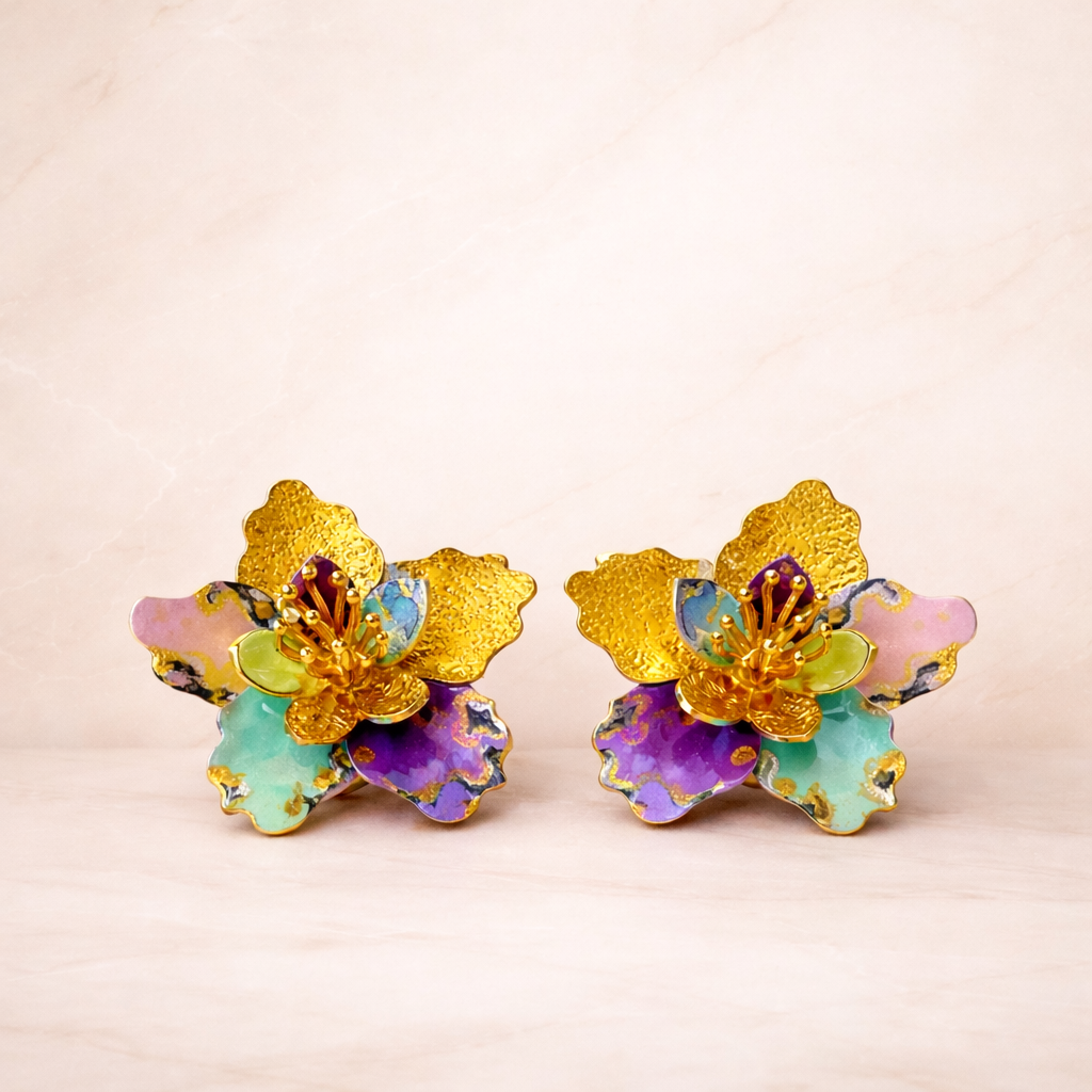 Set Flor de durazno pastel