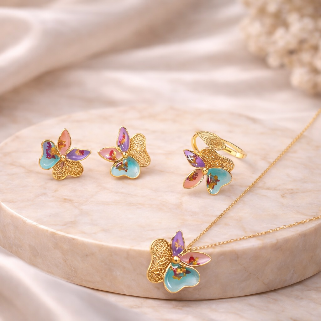 Set Reflejo Floral